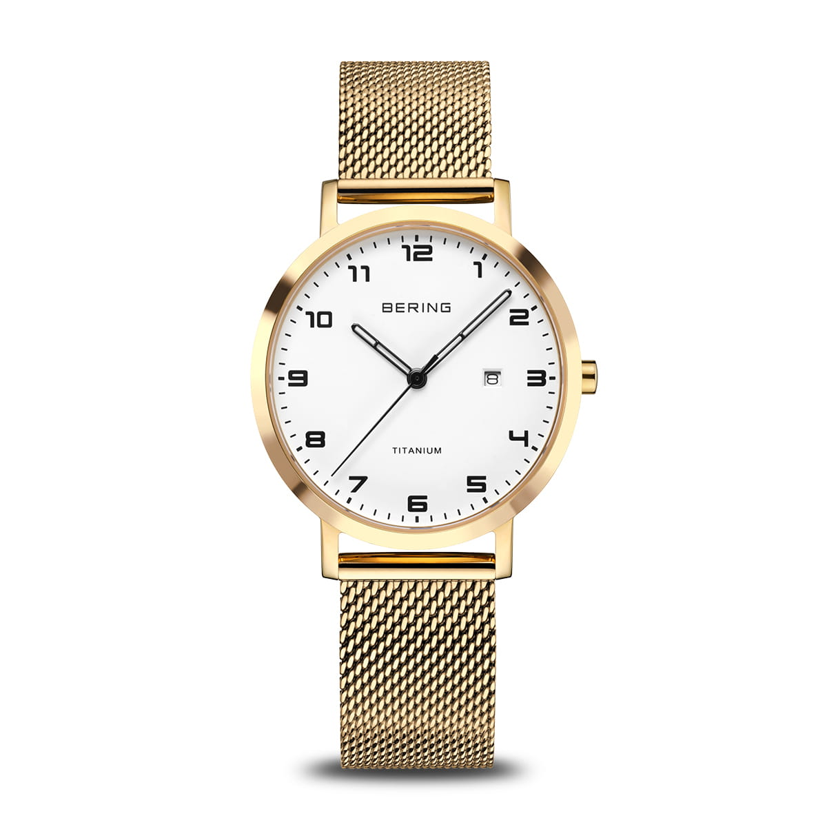 Titanium | polished/brushed gold | 18634-334
