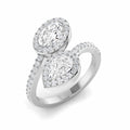 2 stone Lab Grown Diamond Ring