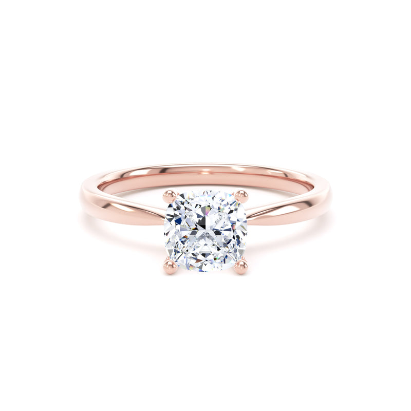 Lab Grown Diamond Solitaire cushion