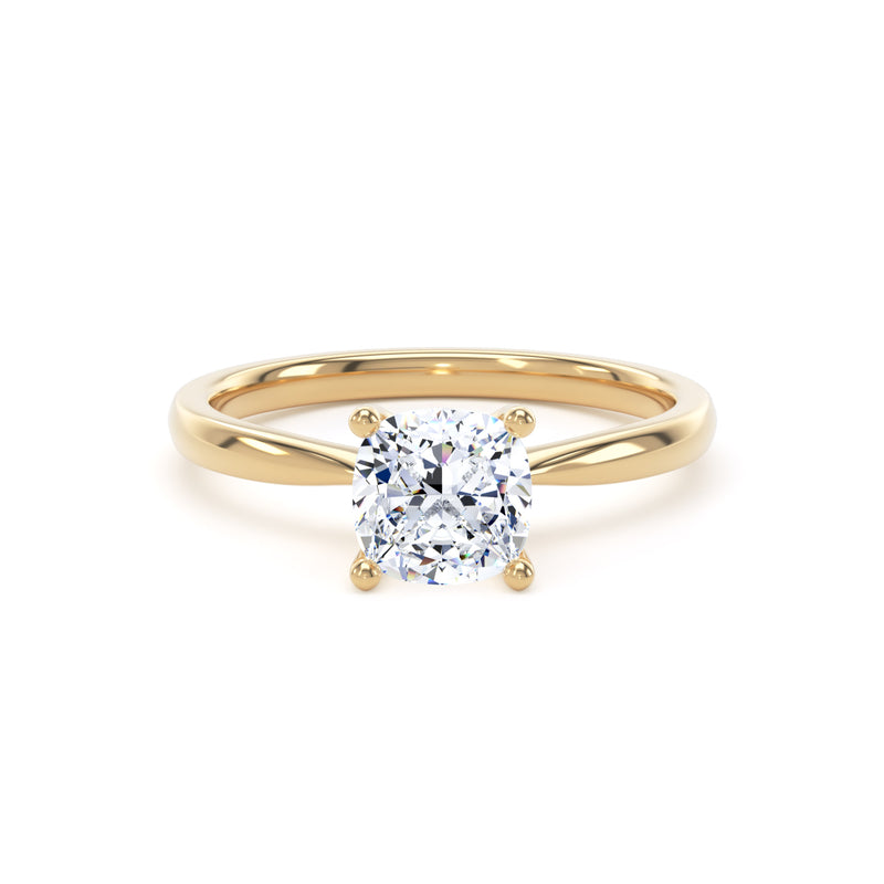 Lab Grown Diamond Solitaire cushion