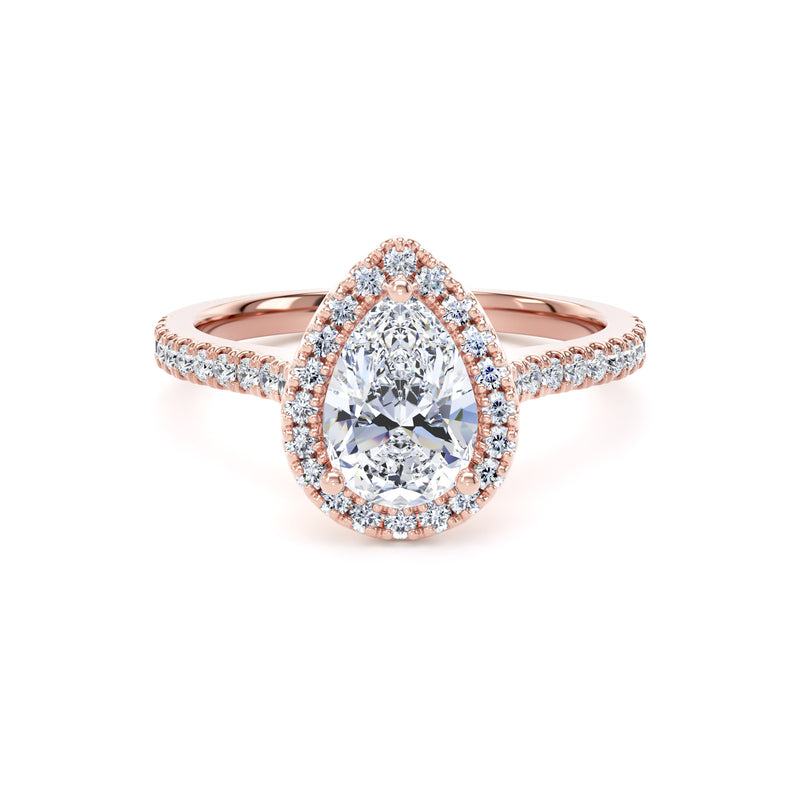 Diamond Pear shape halo