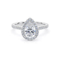 Diamond Pear shape halo