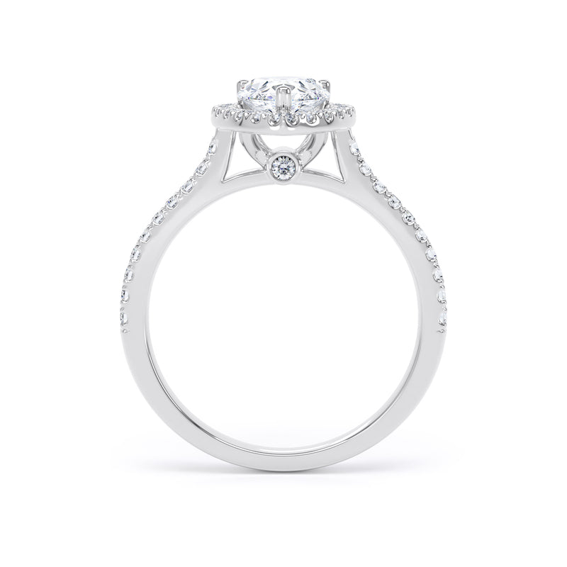 Diamond Pear shape halo