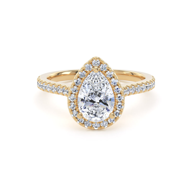 Diamond Pear shape halo
