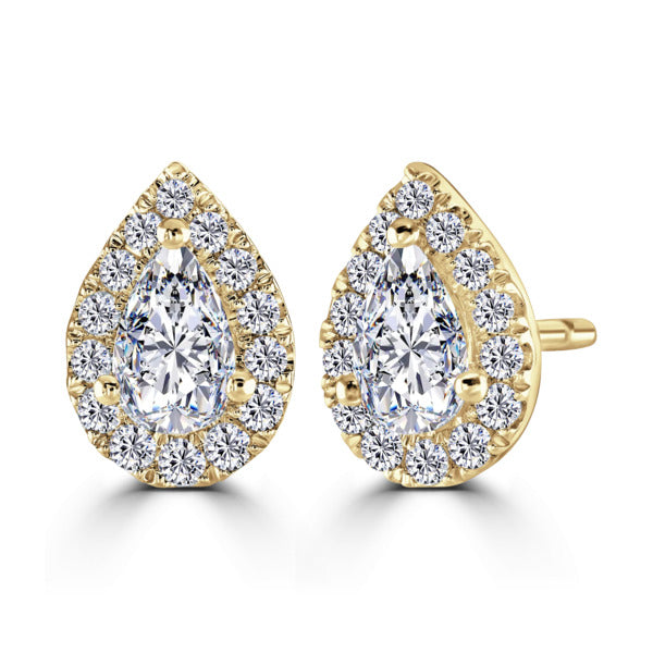 DIamond Halo earrings