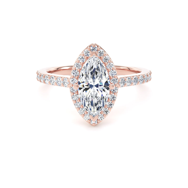 Marquise cut halo