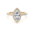 Marquise cut halo