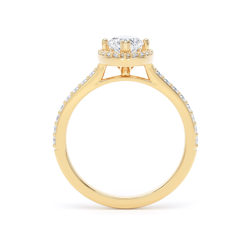 Marquise cut halo