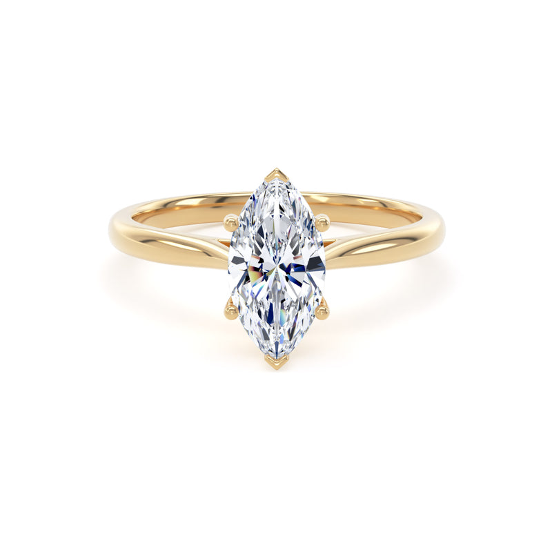 Lab Grown Diamond Solitaire Marquise