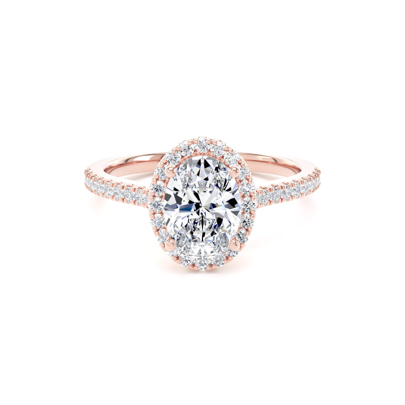 Oval Cut Diamond Halo
