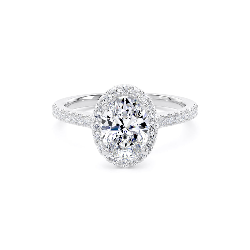 Oval Cut Diamond Halo