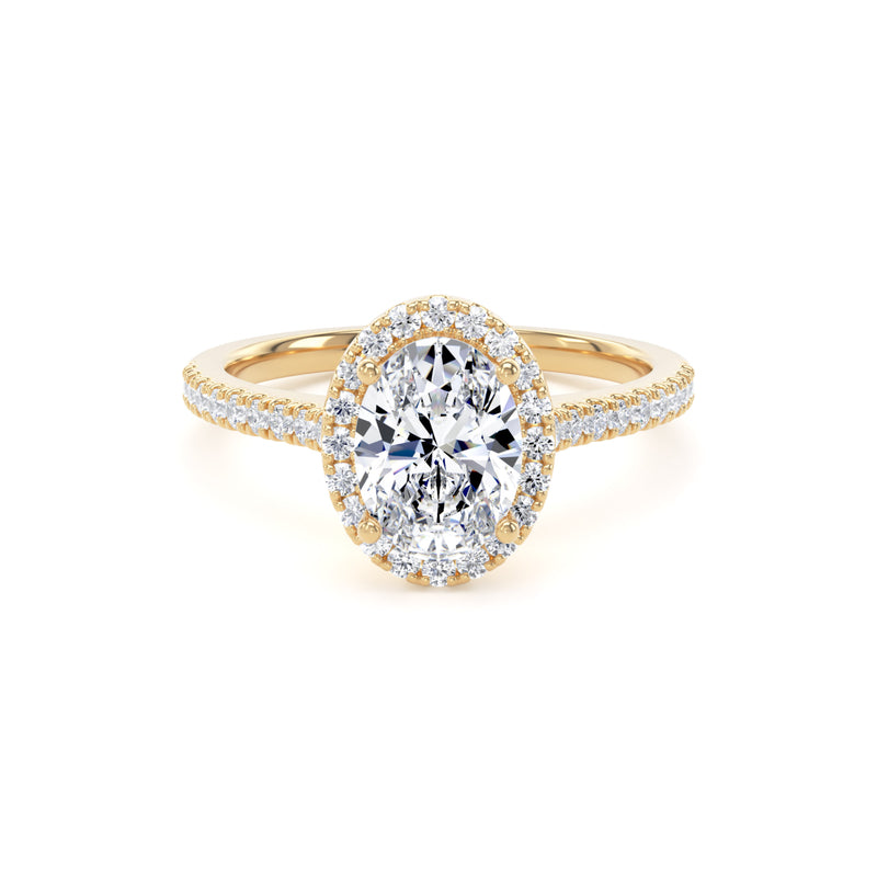 Oval Cut Diamond Halo