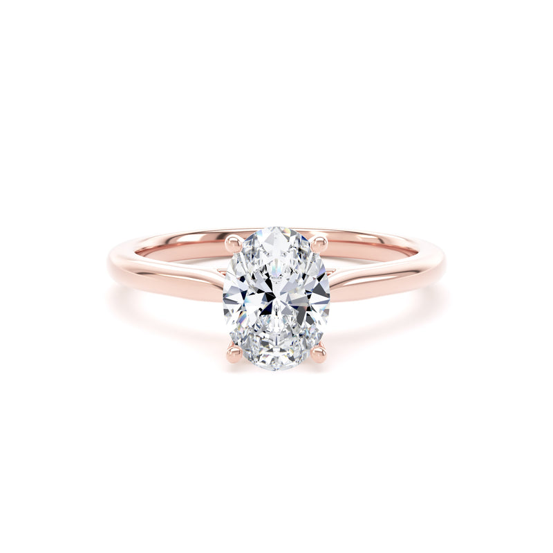 Lab Grown Diamond Solitaire Oval Brilliant