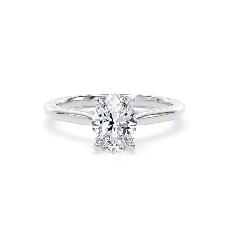 Lab Grown Diamond Solitaire Oval Brilliant