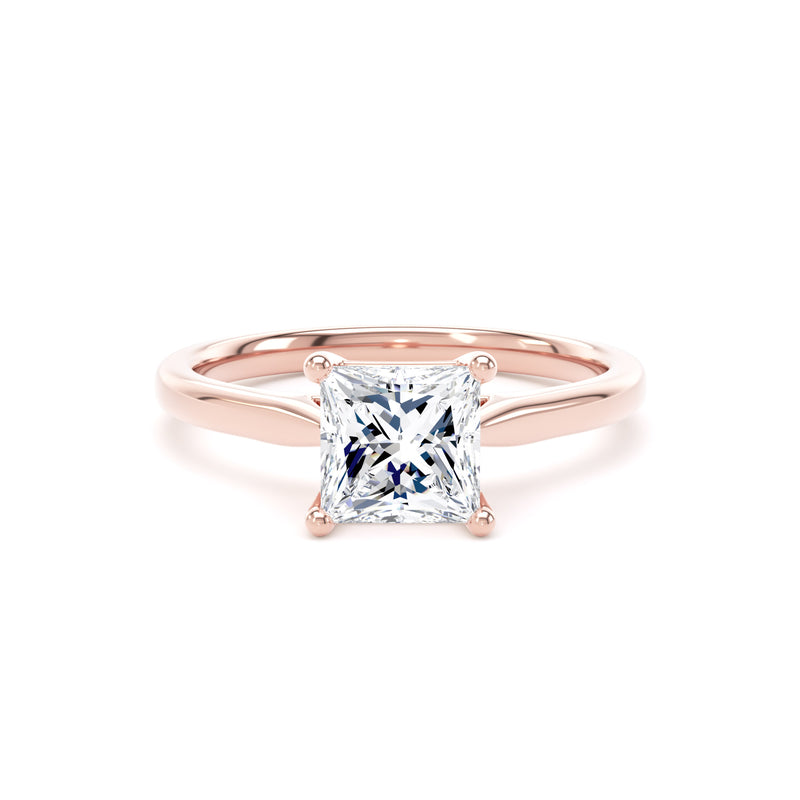 Lab Grown Diamond Solitaire Princess cut