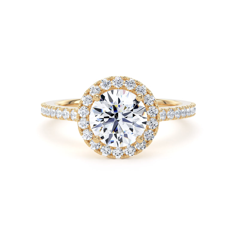 Round Brilliant Cut Halo
