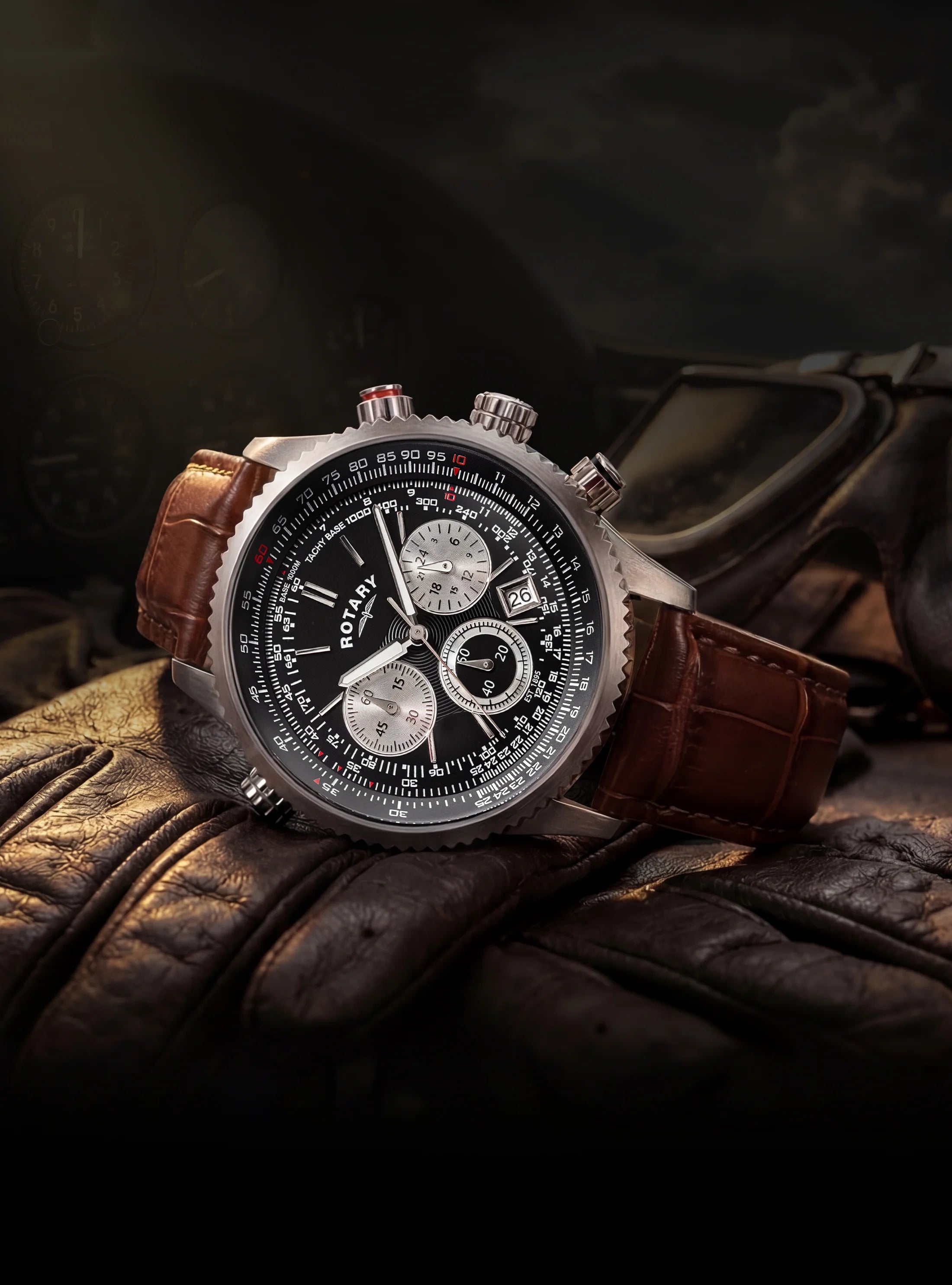Rotary Pilot Chronograph