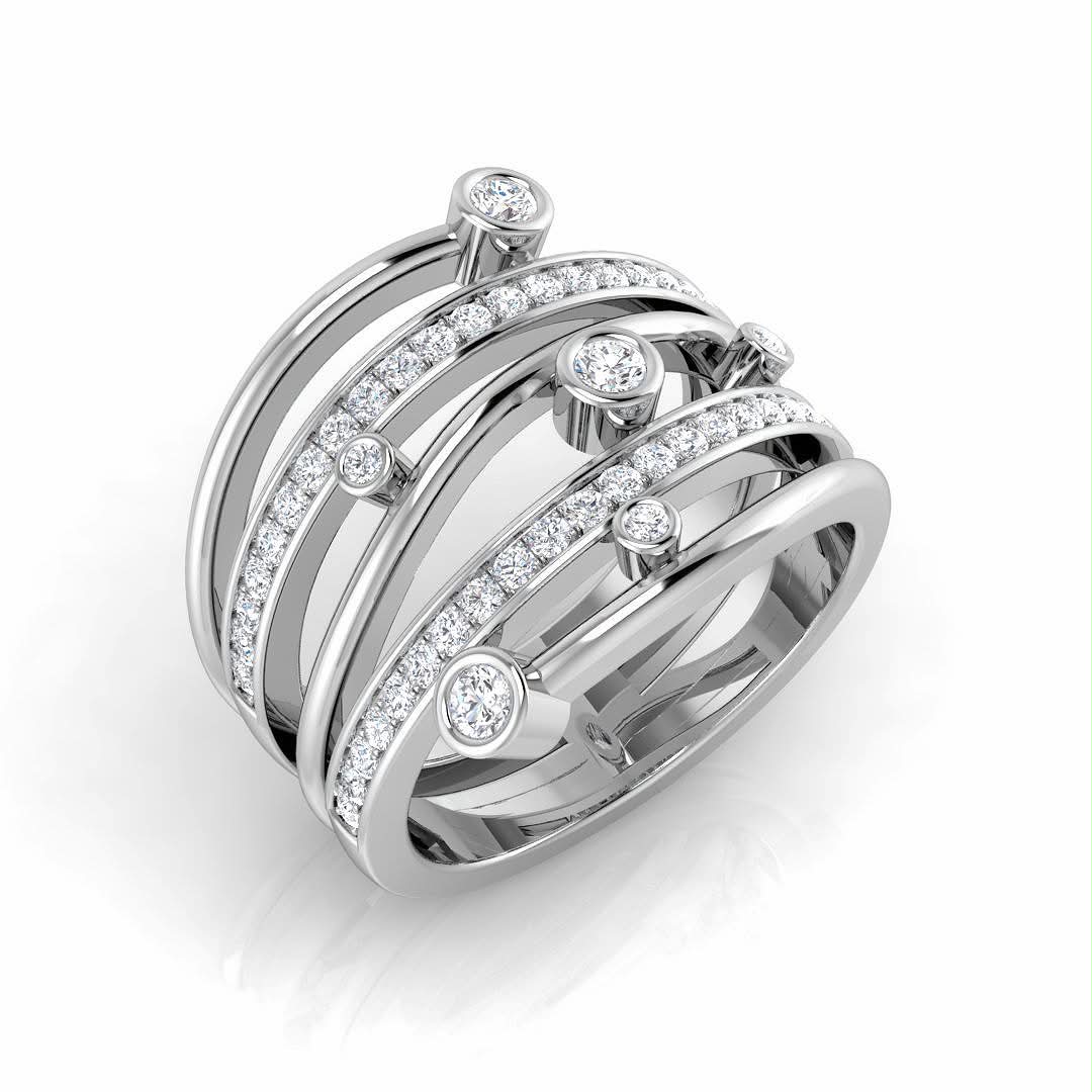Diamond Bubble ring