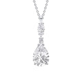 Diamonfire Teardrop and Marquise Drop Pendant