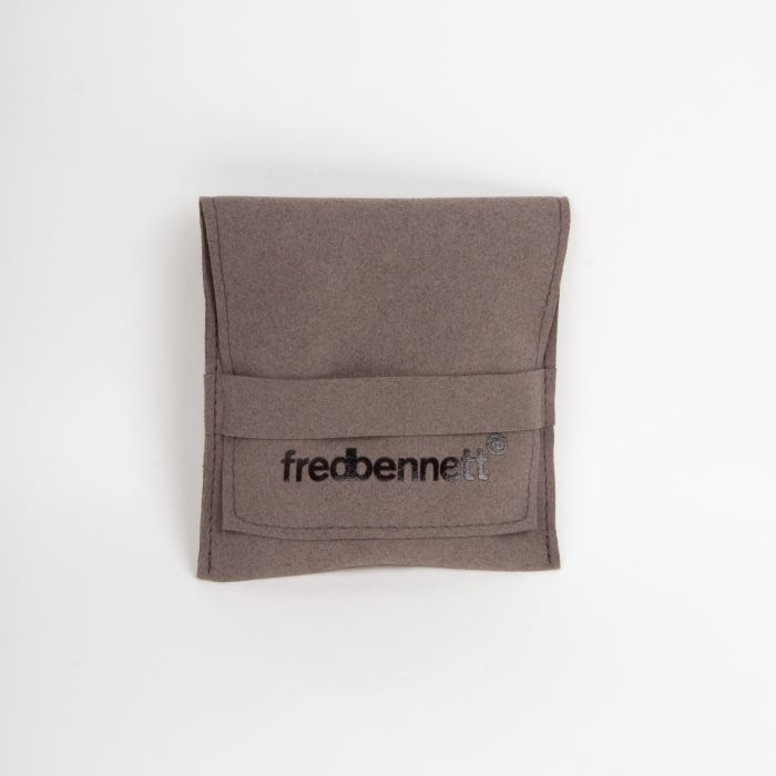Fred Bennett Brown Braided Leather Bracelet with T-Bar Clasp